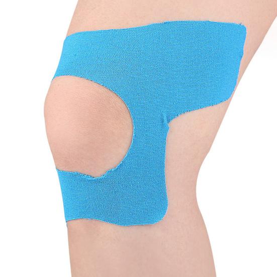 10 Pcs Pre Cut Kinesiology Tape for Knee Waterproof Knee Support Tape Elastic Cotton Athletic Tape for Joint Support Muscle Pain Relief