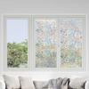 Window Films 5 pcs Matte 3D Rainbow Pattern PVC