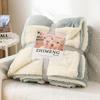 New Lamb Fleece Blanket - Solid Color, Double-Layer, Thickened Flannel for Children