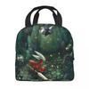 Hollow Knight Funny Games Insulated Lunch Bags Food Container Bags Portable Cooler Thermal Lunch Boxes For Work