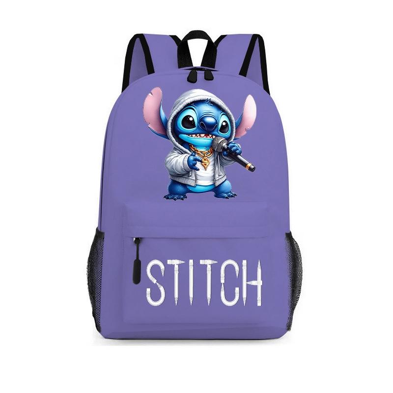 School Bag Cartoon Backpack Star Lightning School Bag Student Polyester Casual Printed Backpack Travel Bag