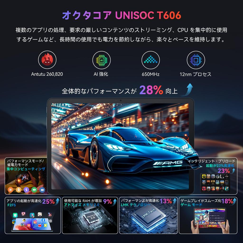 Blackview Tab90WiFi Android 12GB RAM 128GB T606 Widevine L1 5G AI Ideal for Business and Entertainment Tablet, 11-inch, Wi-Fi Model, Gray, 14, + (2TB