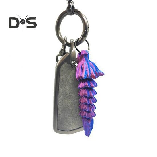 Брелок для ключей с костяным драконом — фото 9