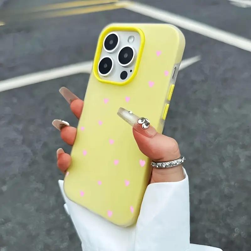 Small Fresh Pink Heart Jelly Color Phone Case For Xiaomi Poco 17 Pro Max 11T 12T 13T 14T 15T Pro 15 Ultra Soft Shockproof Cover