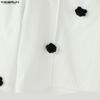 INCERUN Summer Men Zip-up Waist Flowers Casual Loose Shorts Half Pants