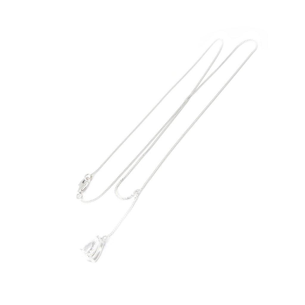 Les Trésors De Lily [C4570] - 'Unique' Silver Necklace Silver White (rhodium-plated) - 35x8 Mm