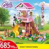 Chao Bao 7676 Princess Villa Treehouse Building Blocks - Lego-Compatible Puzzle Toy for Kids Gifts