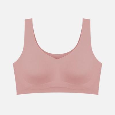 Thejam Mandeuk Free Seamless Bra Pink