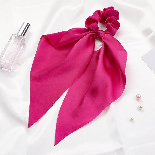 Spring and summer new chiffon star ponytail streamer large intestine ring hair accessories female tie hair ring spot