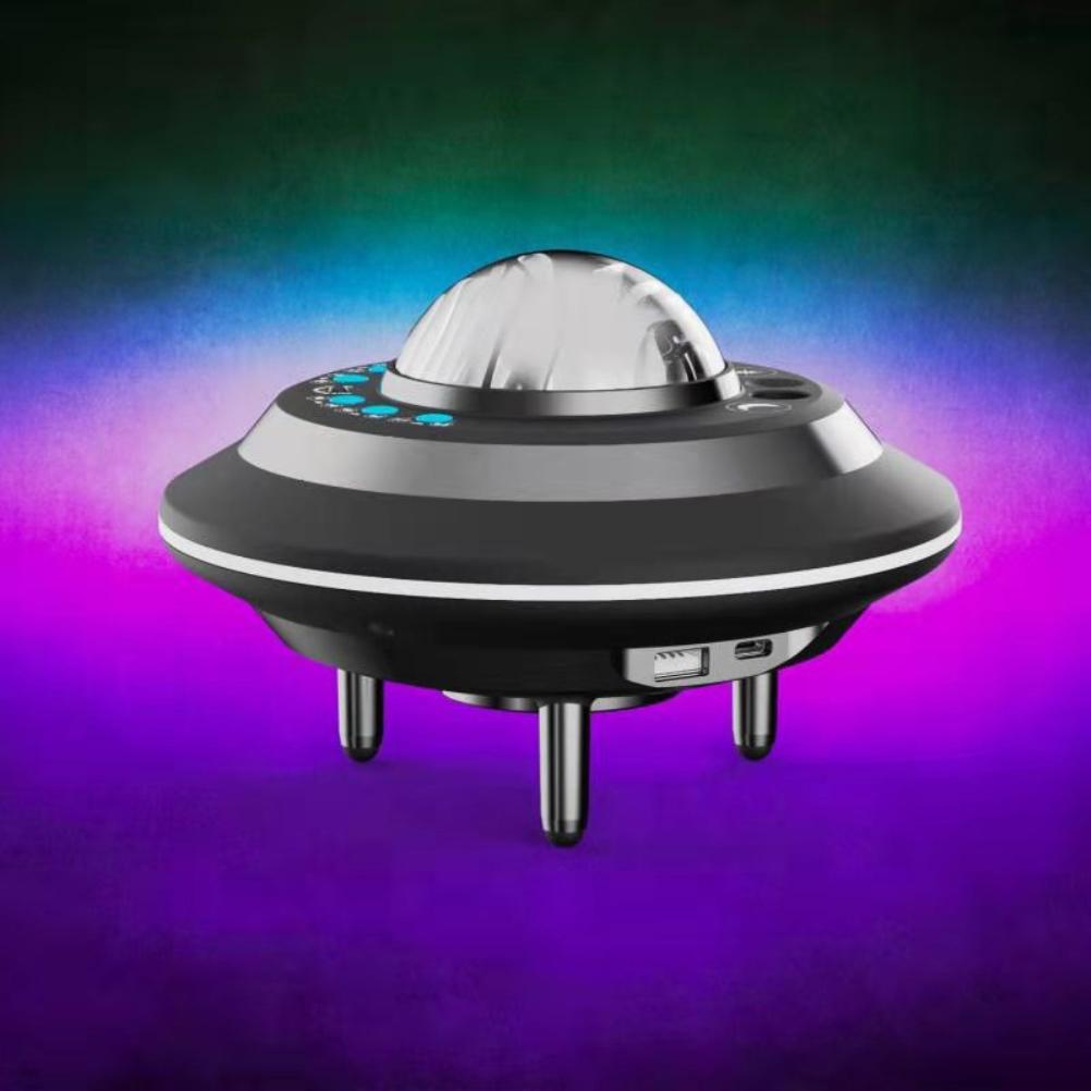 UFO Aurora Star Sky Projector Night Light with Remote Control Portable Northern Lights Star