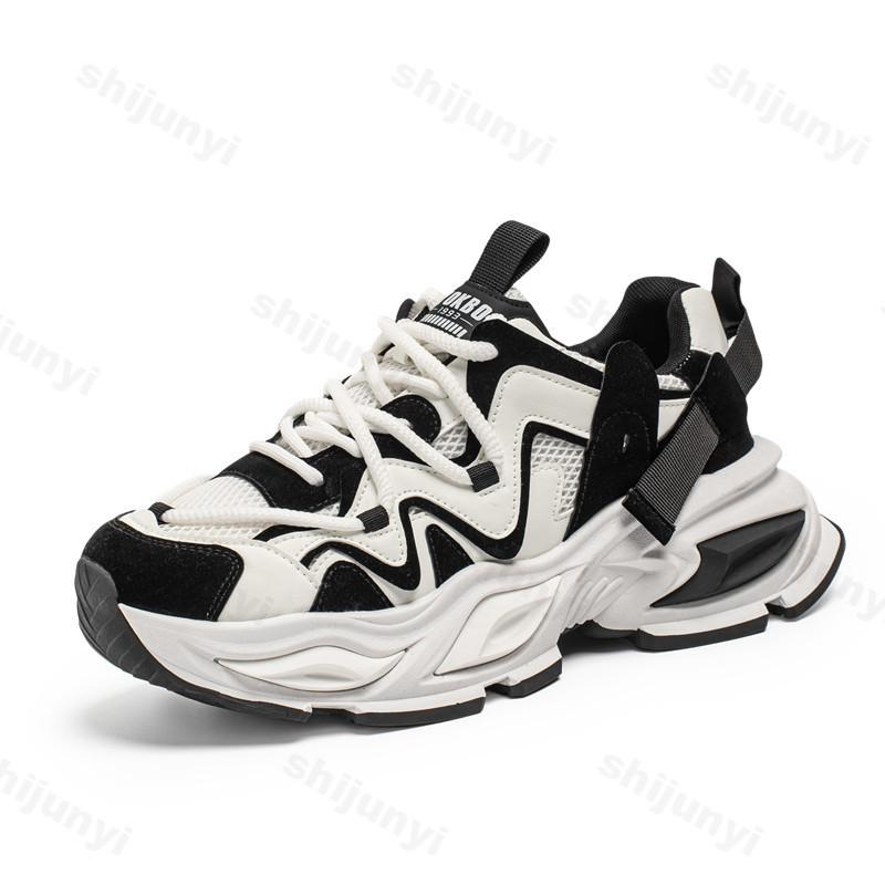 Fashion Men's Fashion Trend Low Top Casual Thick Soled Shoes 2025 Autumn New Mesh Breathable Comfortable Versatile Niche Chunky sneakers