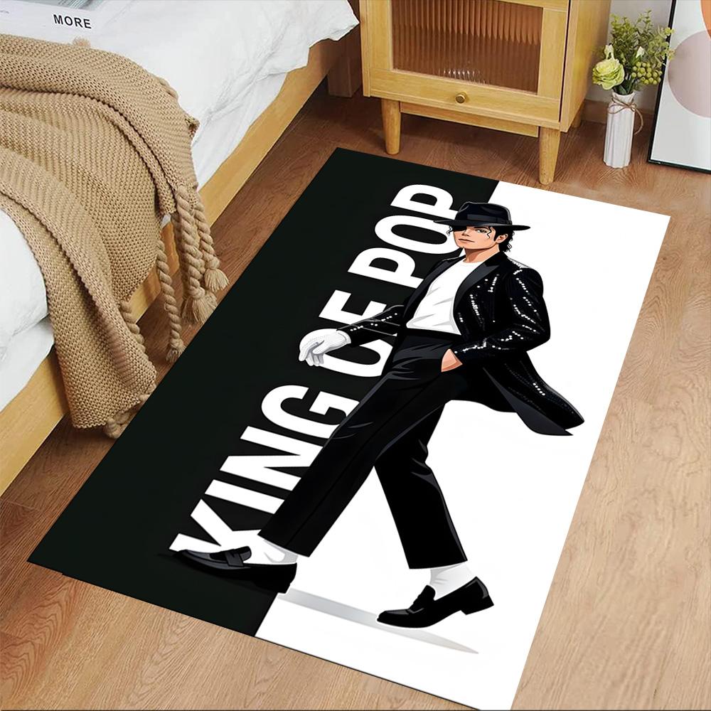 Michael Jackson Legend Carpet Suitable for Dormitory Outdoor Dining Room Study Room Anti-slip Rug Decorate Offices Wedding Party Gift
