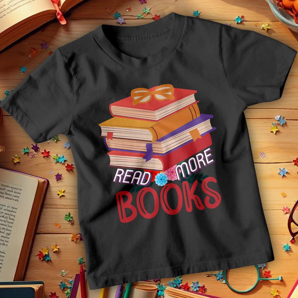 Boys Girls Books Stack World Book Day T-Shirts Tee Costume Outfits Apparel #WBD 100