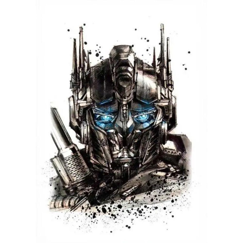Transformers Bumblebee Optimus Prime Targhetta Decorativa in Metallo Regalo per Ragazzi Decorazione da Parete