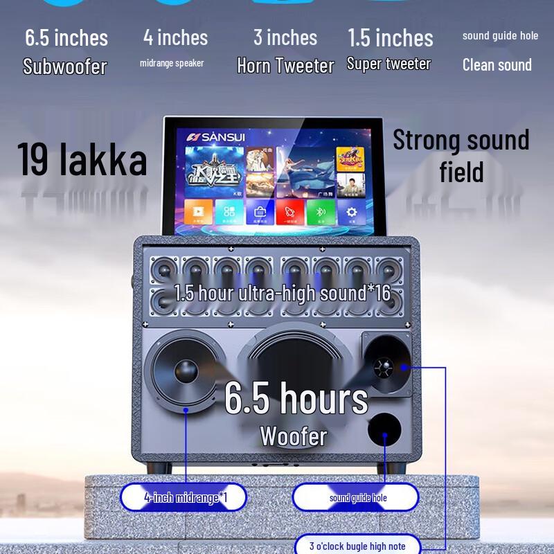 Sansui A32S Home KTV Speaker System CN plug (adapter included)