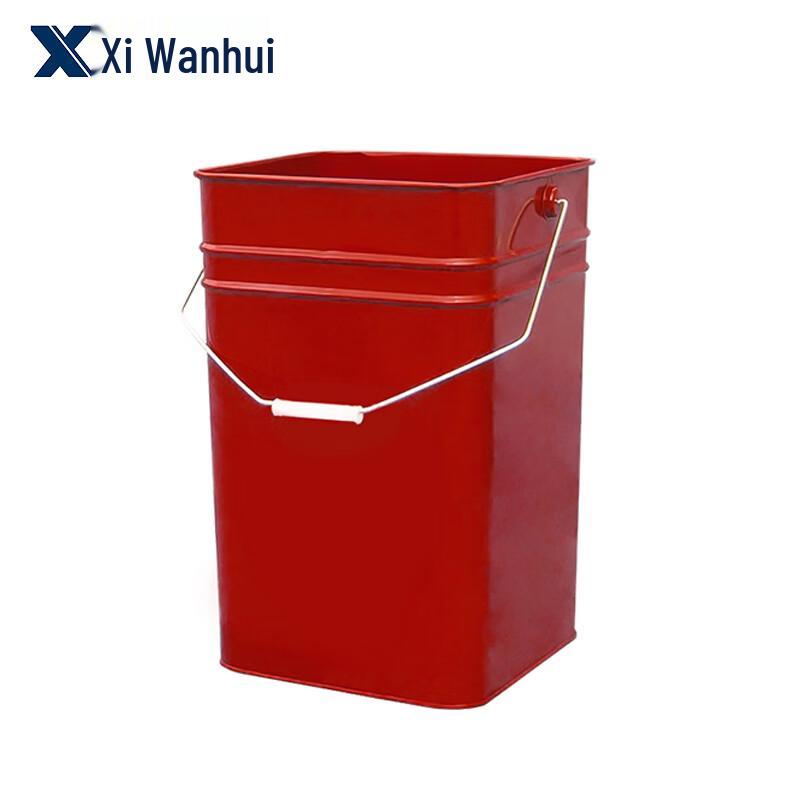 XWH Outdoor Portable Fireproof Metal Trash Can