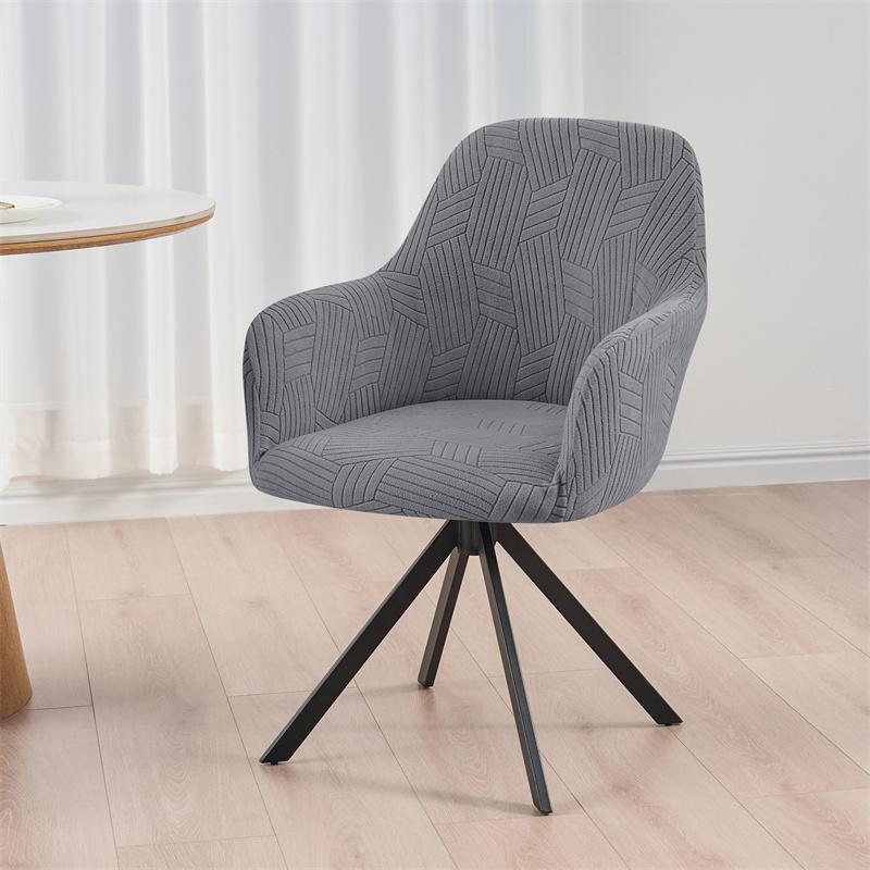 

1/2pcs Jacquard High Arm Chair Cover Dining Room Armchair Covers Removable Seat Slipcover for Home Hotel Office Party 1pc
