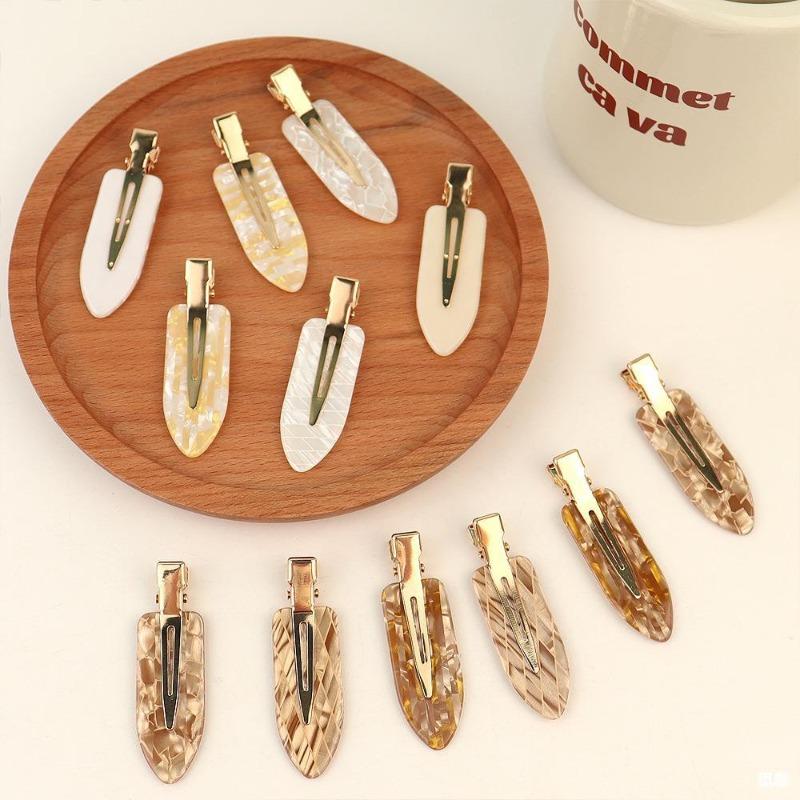 Acetate Hairpin Men's And Women's Makeup Bangs Broken Hair Clip French Style Hair Clamp Fashion Hair Accessories