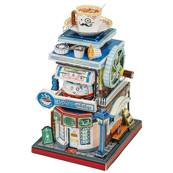 

Мировой тур по странам Запада, 3D-стереоскопический магазин гамбургеров YM N118ABCD