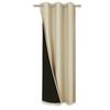 100% Blackout Window Curtain Panel for Bedroom Livingroom Heat and Full Light Blocking Drapes with Black Liner for Nursery hotel