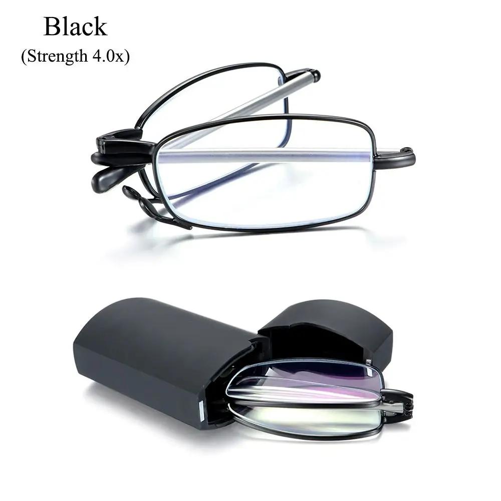 

Anti-Blue Light Folding Reading Glasses Blue Light Blocking Compact Presbyopia Eyeglasses Readers Glasses with Glasses Case Strength 1.5x