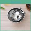 Stainless Steel Wide Mouth Oil Funnel Set With Filter For Kitchen Cooking And Salad Dressing