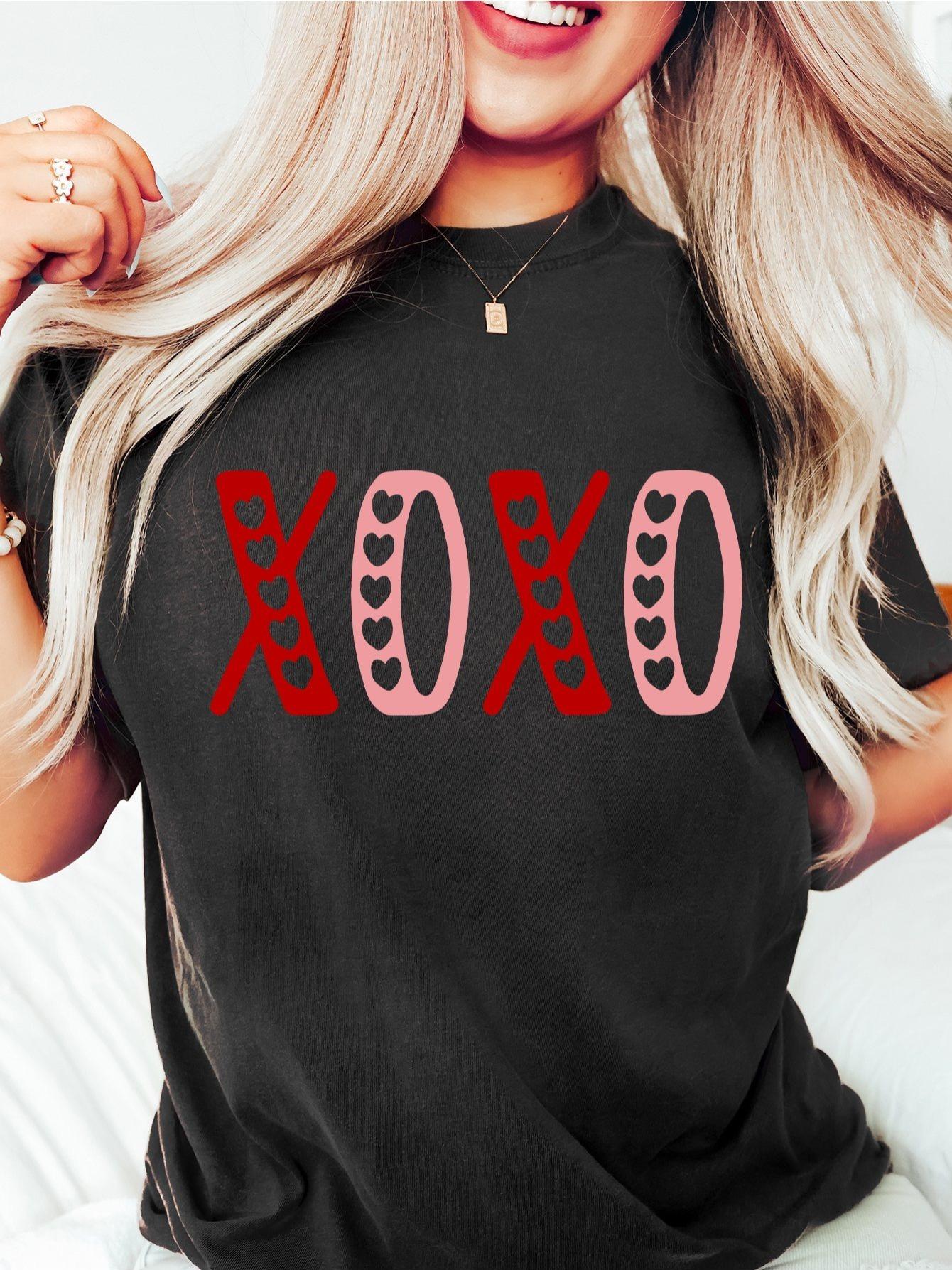 XOXO Hearts Graphic T-shirt XXXXL