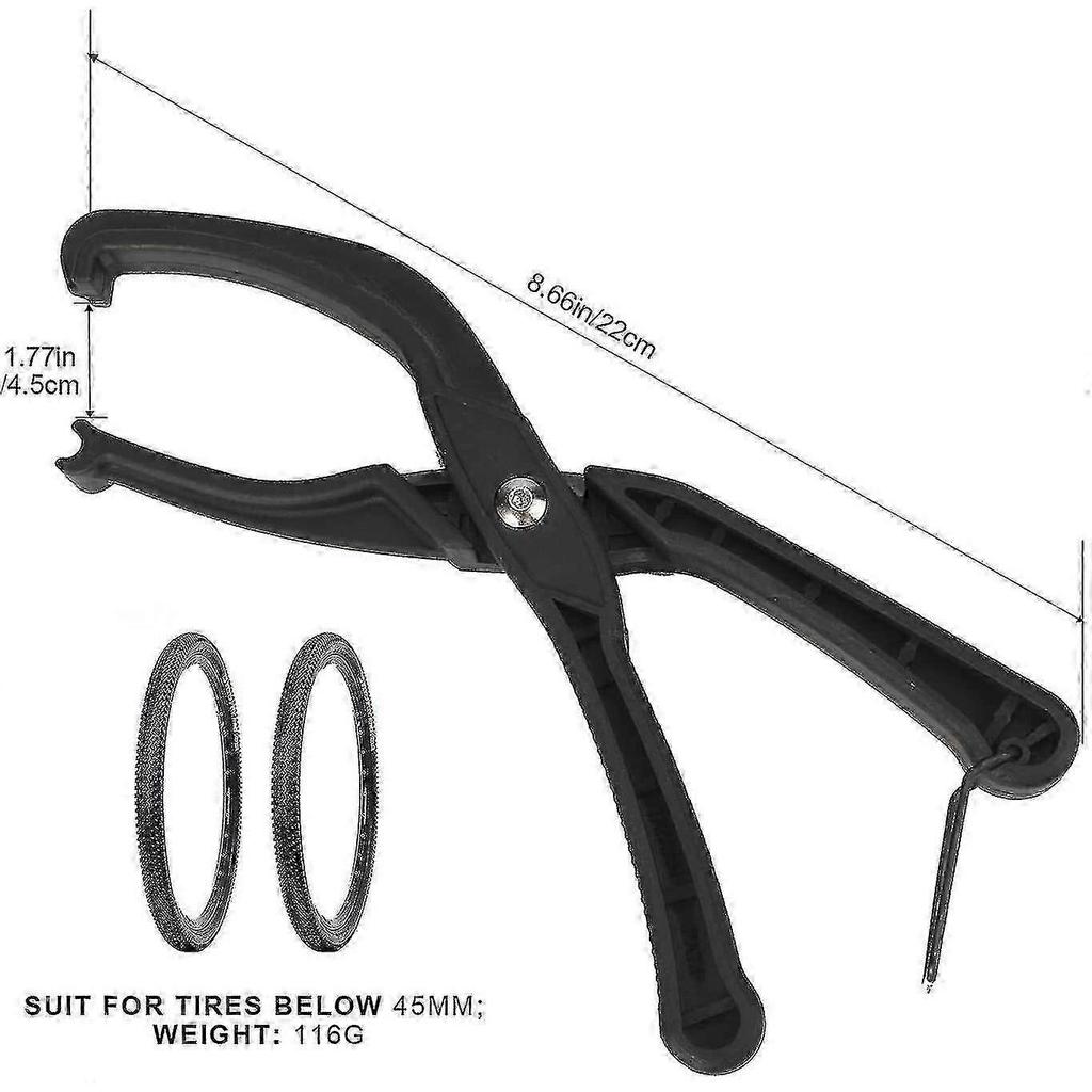Bicycle Clamps, Tire Removers, Durable Plastic,black