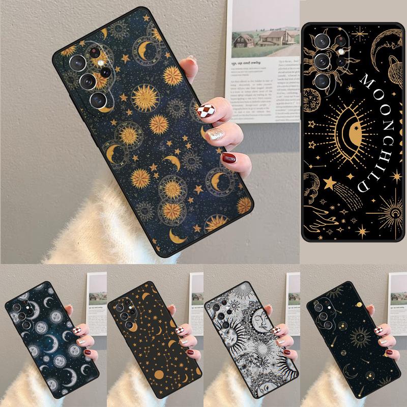 Sun Moons Star Astrological Celestial Phone Case For Samsung Galaxy note 10 pro S26 S25 S24 S23 S22 Ultra Plus S21 FE S20 Cover
