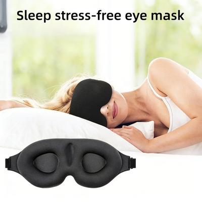 3D Sleeping Mask Block Out Light Sleep Mask For Eyes Soft Sleeping Aid Maska na oči na cesty Eyeshade Night Breathable Slaapmasker