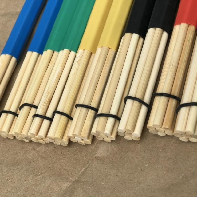 1 Pair Bamboo Drumsticks Brushes Multi-Rod Bundle Sticks Percussion Accessories