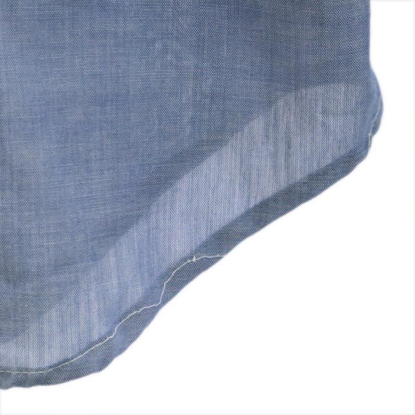 Sears 70s vintage Long sleeve Chambray Western shirt Blue Men's Used