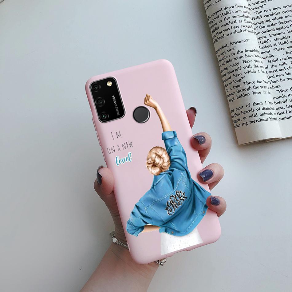 For Huawei Honor 9A Case 2020 Silicon Cover Soft Bumper Coque For Huawei Honor 9A Phone Cases MOA-LX9N Honor9A Love Heart Funda