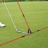 Golf Swing Alignment Rod Golf Alignment Stick Holder Swing Practice Plate Trainer Swing Angle Adjust Postures Correction Aid