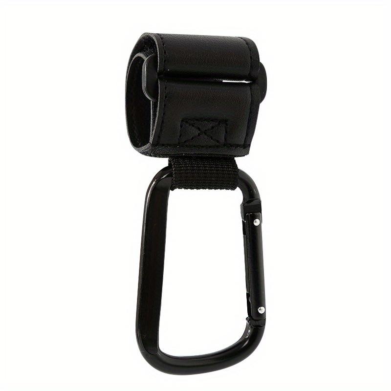Baby Diaper Bag Hook, Multi-function Stroller Organize PU Leather Adjustable Hook, Handcarts and Pram Stroller Storage Hook.