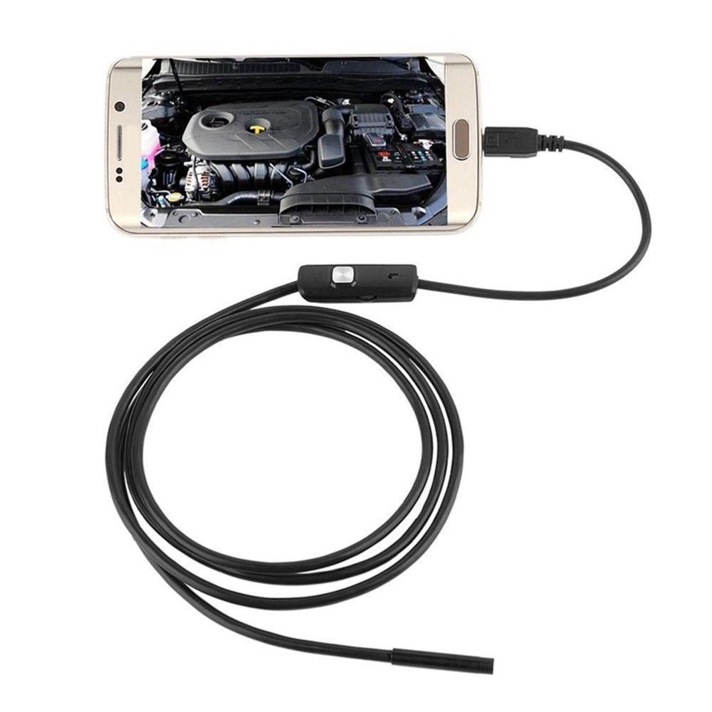 6 LEDs 5.5MM USB Endoscope Camera IP67 Waterproof Snake Inspection Borescope Video Tube Pipe