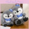 Bow Tie Fish Penguin Plush Toy Animal Stuffed Doll Cute Decoration Kids Gift