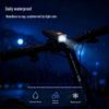 Rechargeable LED Mountain Bike Front Light, High Brightness, Rainproof for Night Cycling