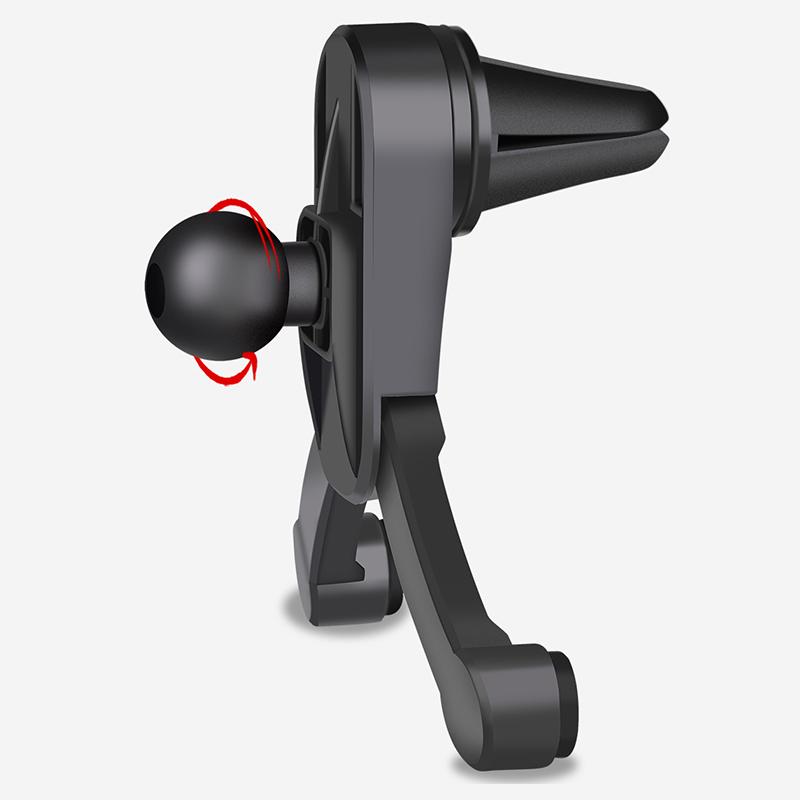 Suport Auto Telefon Mobil Fixare Snap On Rotație 360 Grade Suport Cradle Telefon Suport Montare Ieșire Aer