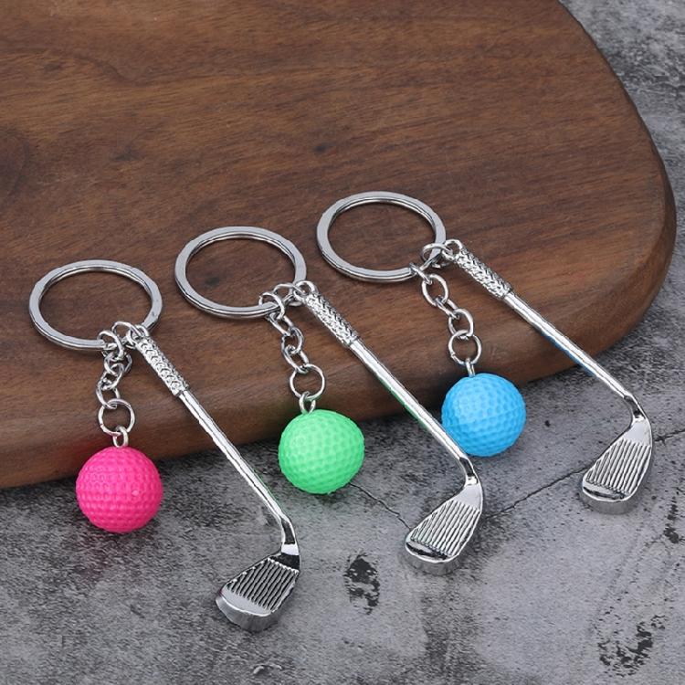 Backpack Keyring Ornament Golf Ball Key Chain Pendant Keychain Decorative Accessories Car Key Pendant Gift for Friend