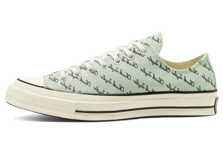 Converse Chuck 70 Low  Принт с рукописной подписью - Зеленый оксид  167699C 35