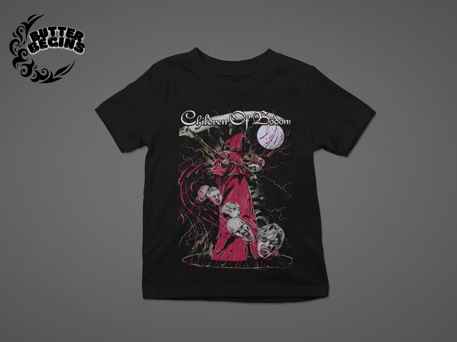 Children Of Bodom Hatebreeder Album T-Shirt – Metal Music Band Merch 3XL