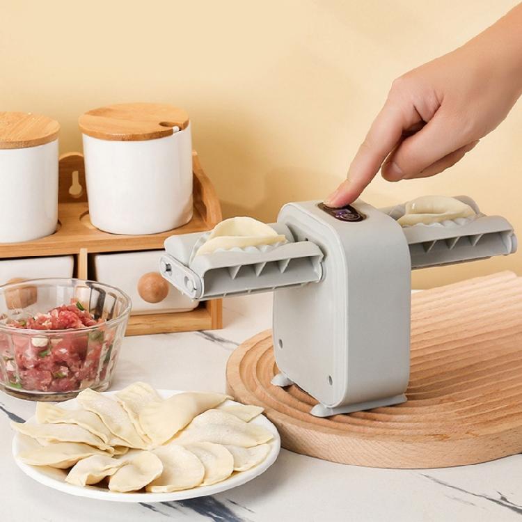 Leak Proof USB Powered Dumpling Maker Machine Duals Head Designs Professional Kitchen Helper For Daily Use