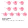 10Pcs Plastic Facial Mud Mixing Bowl with Spatula Women DIY Face Clay Love Heart Stirring Bowl Professional Home Salon Beauty Skincare Mixing Bowl