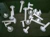20 Sets M5*8/10/12/15/20 Large Flat Nylon Plastic Chicago Screws Nails Studs Snap Rivets for Photo Album Butt Account Book Screw