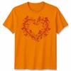 Filigree Heart Butterfly Valentines Day Occasions Unisexs Unisexs Graphic Tee