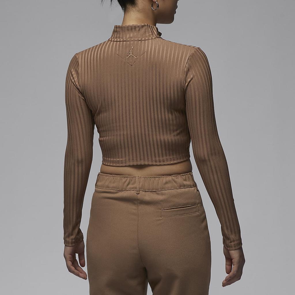 Nike Knitwear Women's Brown Stand Collar Moderate Other FV7186-223