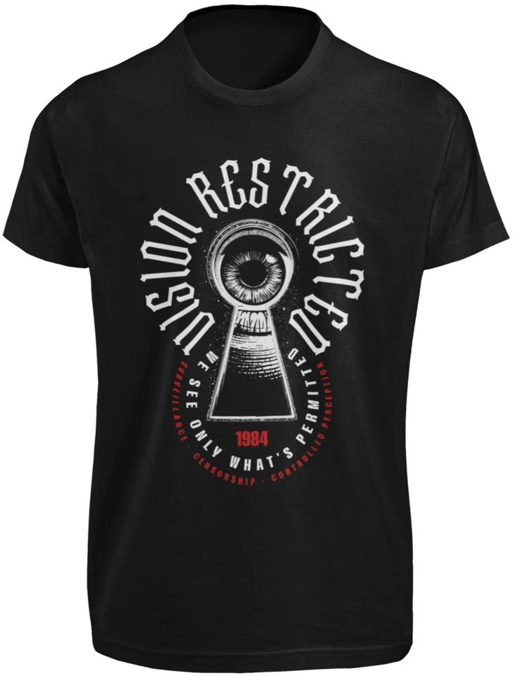 

Vision Restricted T-SHIRT They Live George Orwell 1984 Big Brother is Watching L