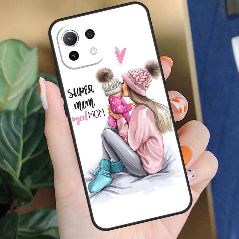 Baby Mom Daughter Girl Son Dad Case For Xiaomi 13 14 11T 12T 13T Pro 12 Lite 12X POCO X3 X5 Pro F3 F4 X4 M5s C65 F5 Cover