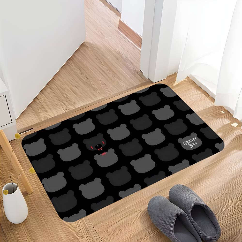 Cartoon G-gloomy Bear Anime Kitchen Mat Kids Room Bedroom Decoration Balcony Anti-Slip Doormat Living Room Alfombra